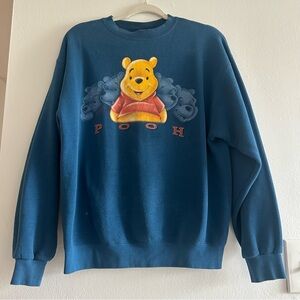 Vintage 90’s Blue Winnie the‎ Pooh Sweater crewneck